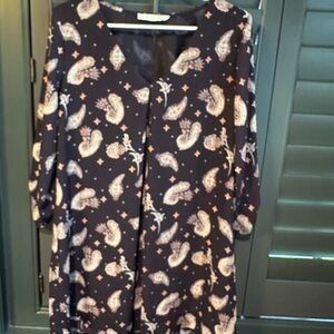 Paisley Print shift Dress